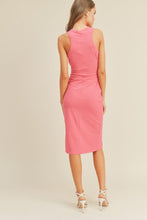 Load image into Gallery viewer, Mindy Faux Wrap Midi Dress
