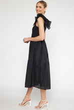 Load image into Gallery viewer, Textured Ruffle Strap Midi Dress

