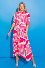 Load image into Gallery viewer, Abstract Stripe Midi Dress
