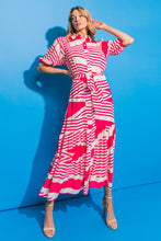 Load image into Gallery viewer, Abstract Stripe Midi Dress
