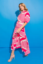 Load image into Gallery viewer, Abstract Stripe Midi Dress
