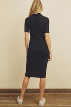 Load image into Gallery viewer, Ribbed Knit Shirt Dress
