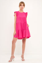 Load image into Gallery viewer, Evelyn Ruffle Tiered Dress
