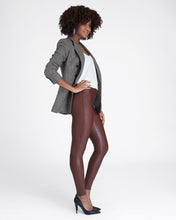 Load image into Gallery viewer, SPANX Mahogany Faux Leather Leggings
