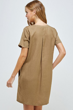 Load image into Gallery viewer, V-neck Shift Dress
