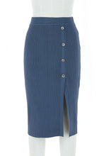Load image into Gallery viewer, Alessa Midi Skirt with Side Slit
