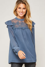 Load image into Gallery viewer, Swiss Dot Lace Blouse
