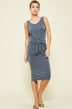 Load image into Gallery viewer, Sleeveless Front Tie Knit Dress
