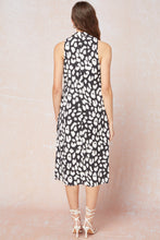 Load image into Gallery viewer, Print Cowl Neck Sleeveless Midi Dress
