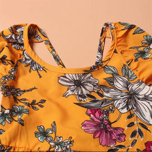 Load image into Gallery viewer, Floral Print V-neck Maxi Dress
