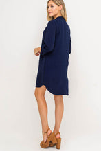 Load image into Gallery viewer, Novak Shift Tunic Dress with Pockets
