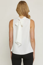Load image into Gallery viewer, Elisa Drape Neck Blouse in White
