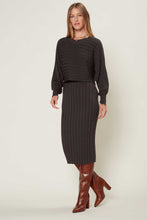 Load image into Gallery viewer, 2fer Sweater Dress and Top Combo
