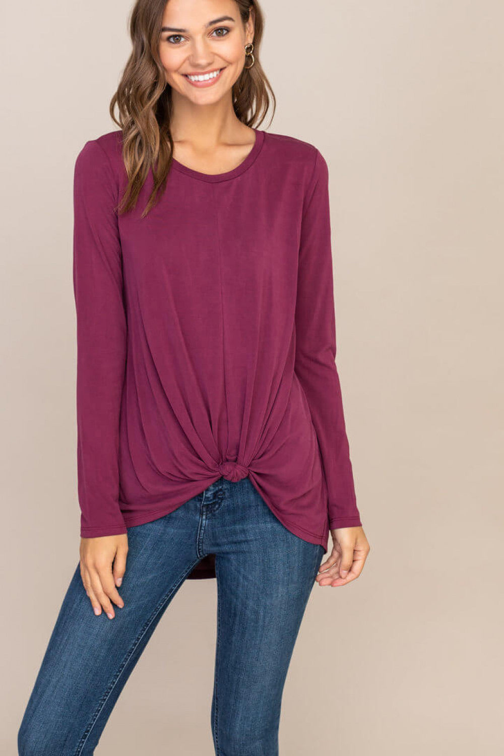Knotted Front Top