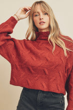Load image into Gallery viewer, Chunky Knit Cable Sweater
