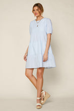 Load image into Gallery viewer, Ruffled Short Sleeve Cotton Dress
