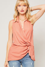 Load image into Gallery viewer, Speckle Print Wrapped Blouse
