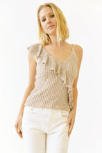 Load image into Gallery viewer, Front Ruffle Knit Top
