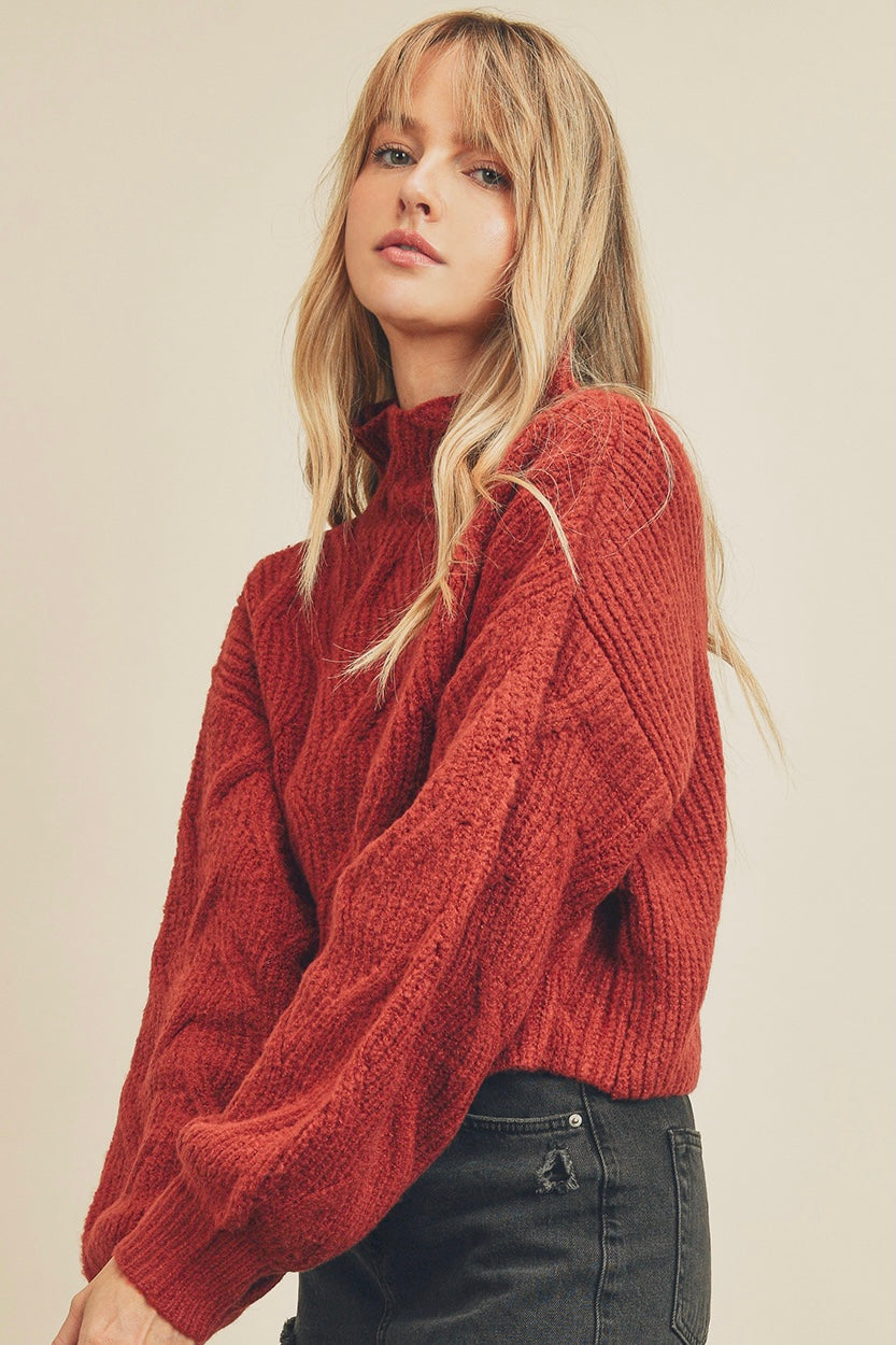 Chunky Knit Cable Sweater
