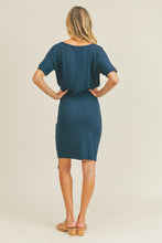 Load image into Gallery viewer, Side Cinched Knit Dress
