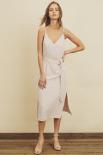 Load image into Gallery viewer, Belted Midi Slip Dress
