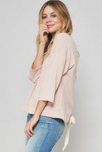 Load image into Gallery viewer, Lace Up Back Knit Top
