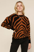 Load image into Gallery viewer, Zebra Print Sweater
