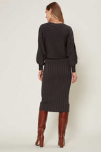 Load image into Gallery viewer, 2fer Sweater Dress and Top Combo
