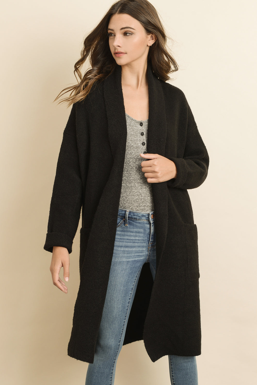 Deidra Cozy Long Cardigan