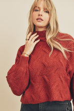 Load image into Gallery viewer, Chunky Knit Cable Sweater
