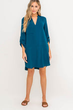 Load image into Gallery viewer, Novak Shift Tunic Dress with Pockets

