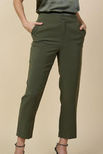 Load image into Gallery viewer, Welt Pocket Trousers in Olive
