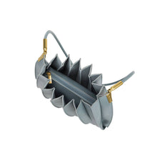 Load image into Gallery viewer, Carrie Medium Pleated Shoulder Bag in Slate Blue

