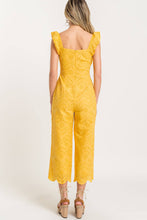 Load image into Gallery viewer, Eyelet Ruffle Jumpsuit
