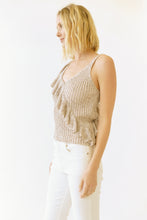 Load image into Gallery viewer, Front Ruffle Knit Top
