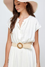 Load image into Gallery viewer, Linen High Low Dress with Belt
