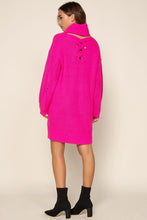 Load image into Gallery viewer, Back Cross Detail Sweater Dress
