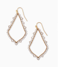Load image into Gallery viewer, Sophee Crystal Drop Earrings Vintage Gold

