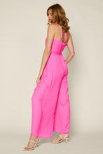 Load image into Gallery viewer, Cami Strap Jumpsuit with Waist Tie

