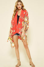 Load image into Gallery viewer, Flower Print Kimono
