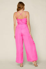 Load image into Gallery viewer, Cami Strap Jumpsuit with Waist Tie
