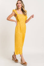 Load image into Gallery viewer, Eyelet Ruffle Jumpsuit
