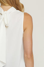 Load image into Gallery viewer, Elisa Drape Neck Blouse in White
