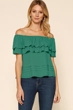 Load image into Gallery viewer, Ruffle Off the Shoulder Top
