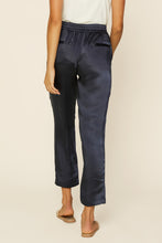 Load image into Gallery viewer, Navy Amie Satin Pants
