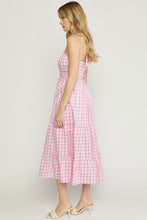 Load image into Gallery viewer, Gingham Halter Dress
