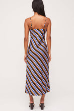 Load image into Gallery viewer, Stripe Satin Cami Dress
