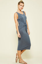 Load image into Gallery viewer, Sleeveless Front Tie Knit Dress
