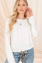 Load image into Gallery viewer, Long Sleeve Knit w/Contrast Sash
