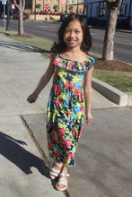 Load image into Gallery viewer, Little Girls Floral Print Ruffle Sleeve Dress

